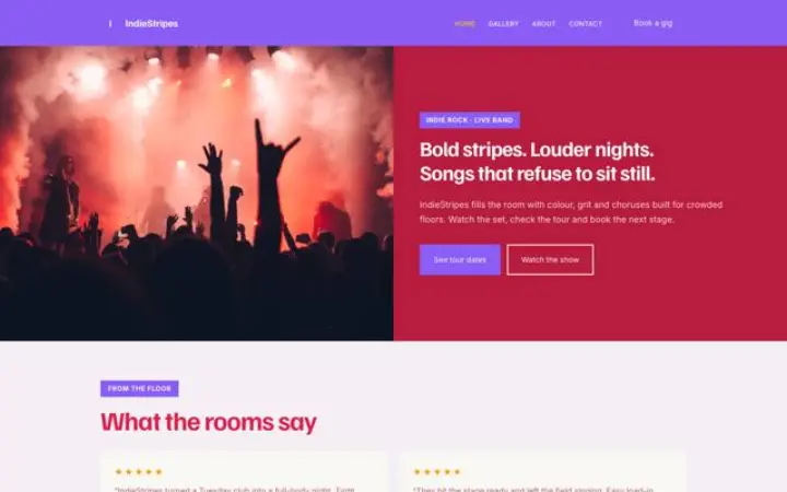Theme IndieStripes