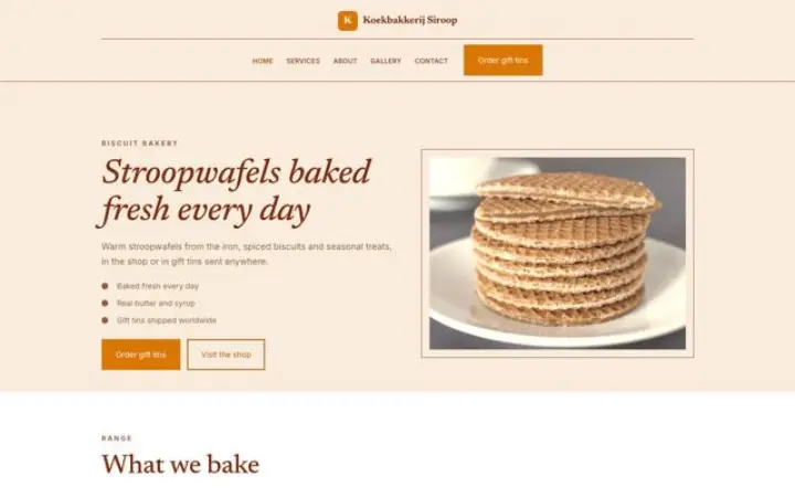 Theme Koekbakkerij Siroop