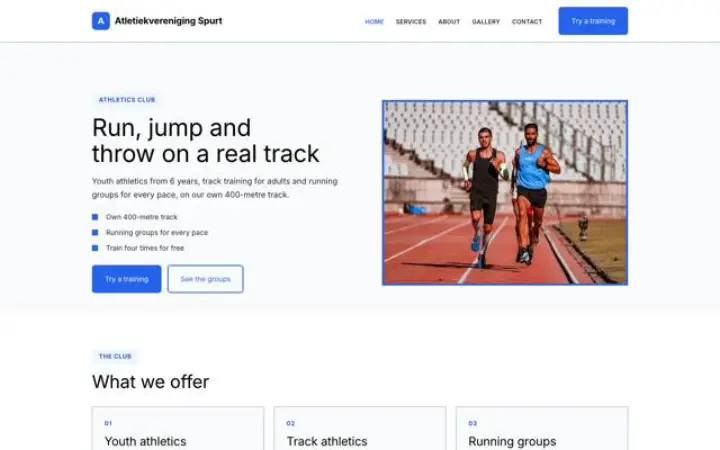 Theme Atletiekvereniging Spurt