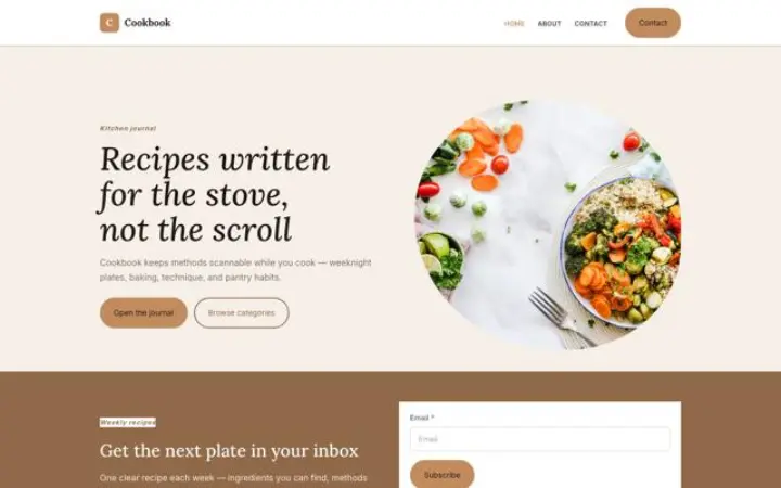 Website for recipe