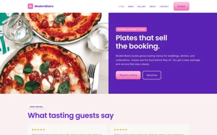 Theme ModernBistro