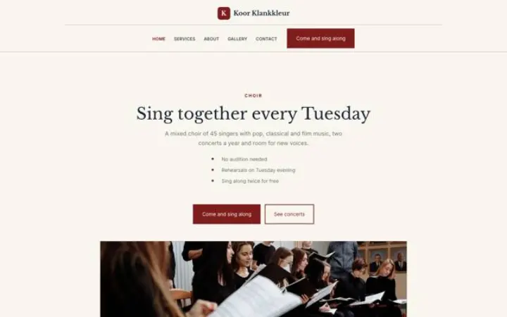 Theme Koor Klankkleur
