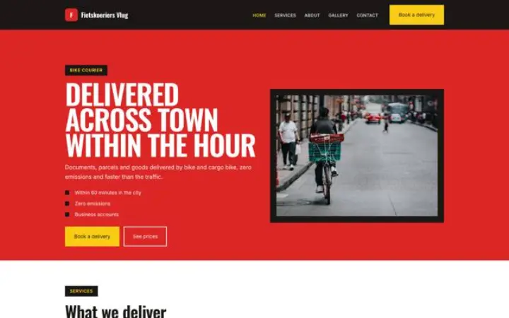 Theme Fietskoeriers Vlug