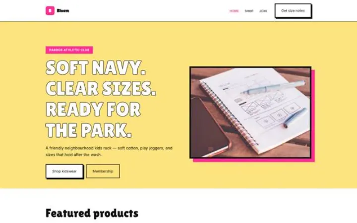 Website for kidswear