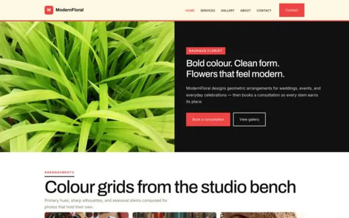Website for florist